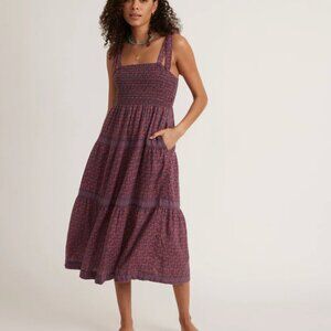 Marine Layer Smocked Maxi Dress